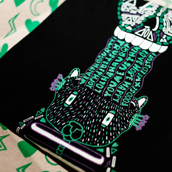 CRYSTAL GHOST "KNOWLEDGE" ARTIST SERIES T-SHIRT