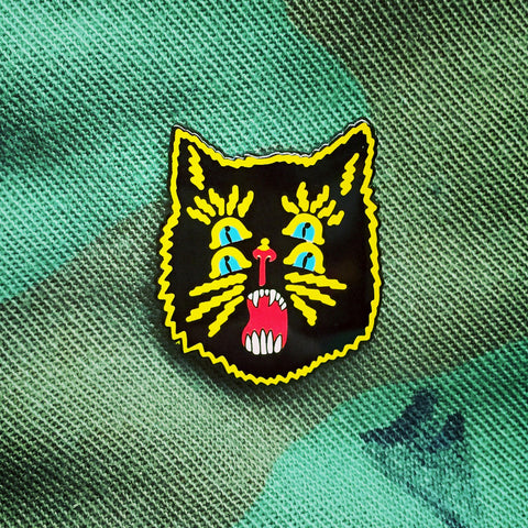Electric Kitty Lapel Pin