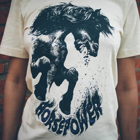 LEIGH COX "HORSEPOWER" T-SHIRT