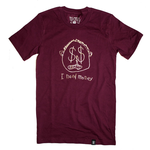 ANGUS KARNES "I NEED MONEY" ARTIST SERIES T-SHIRT